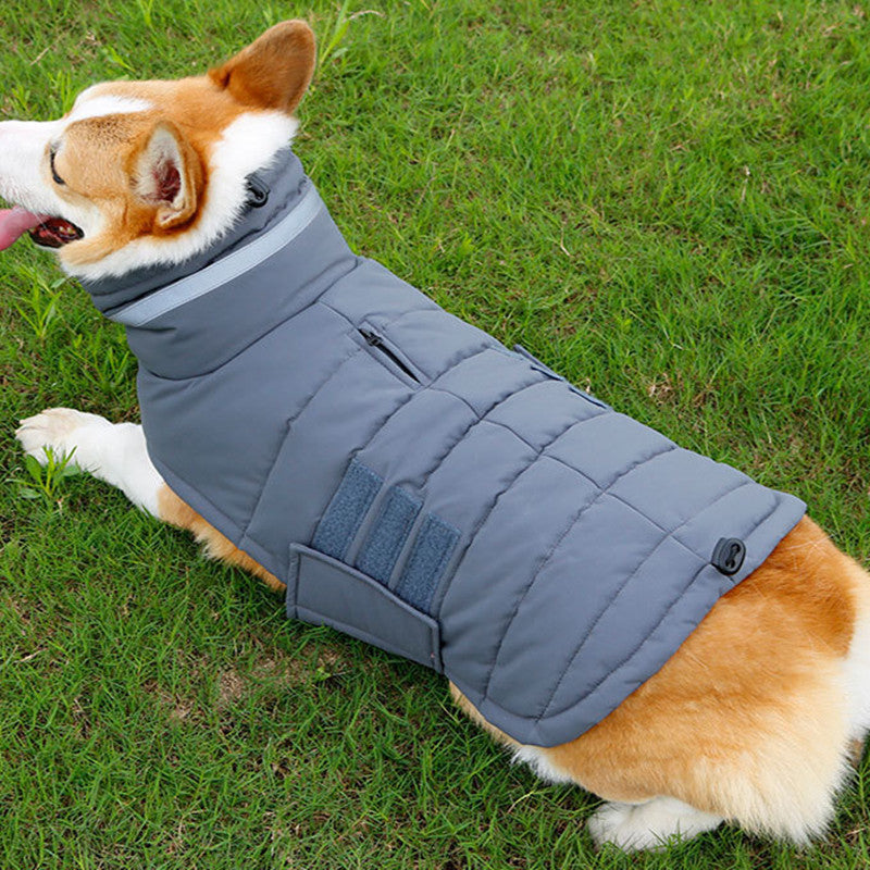 New Winter Dog Coat Waterproof Pet Clothes For Medum Large Dogs Warm Thicken Dog Vest