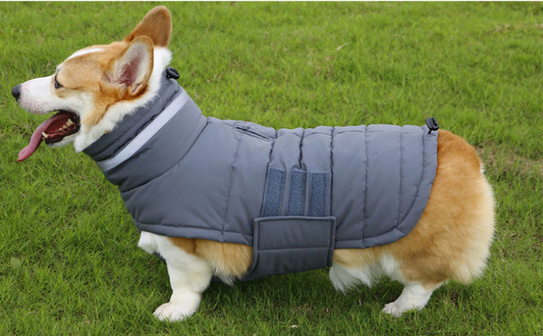 New Winter Dog Coat Waterproof Pet Clothes For Medum Large Dogs Warm Thicken Dog Vest